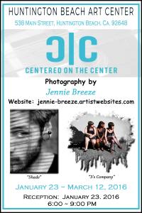 Jennie Breeze Photography Exhibit At The HB Art Center